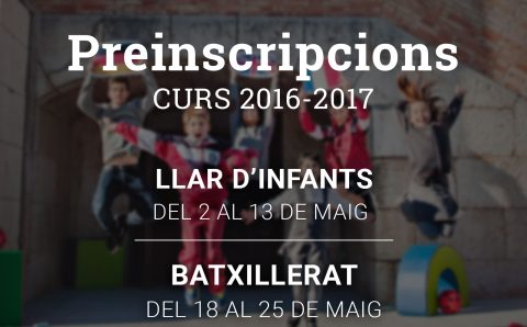 Preinscripcions
