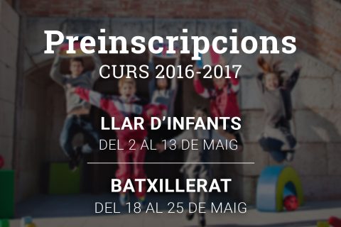 Preinscripcions